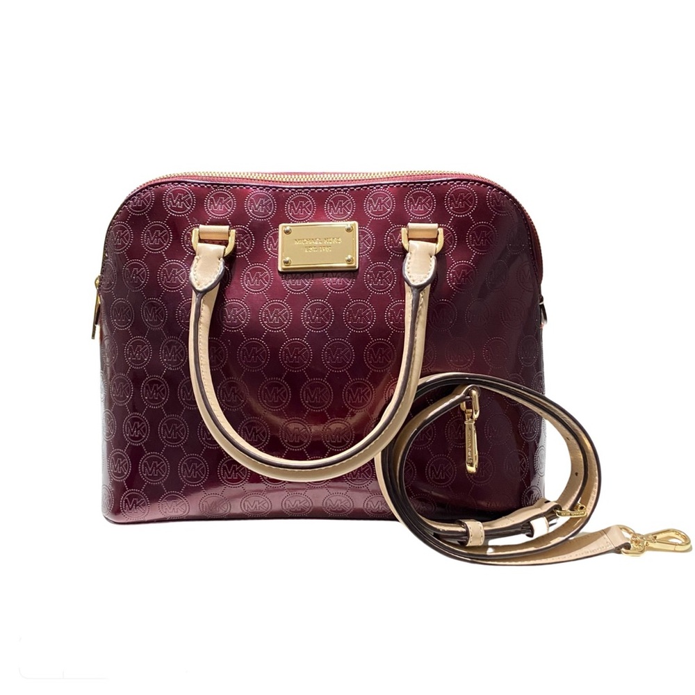 Michael Kors Patent Leather Satchel Bag